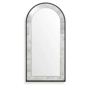 Somerset Black Arched Wall Mirror