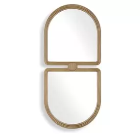 Carlisle Light Natural Oval Wall Mirror