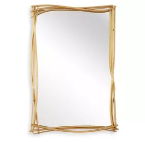 Arlington Antique Gold Rectangular Wall Mirror