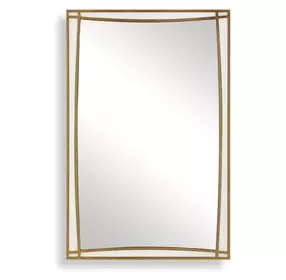 Riverton Antique Gold Rectangular Wall Mirror