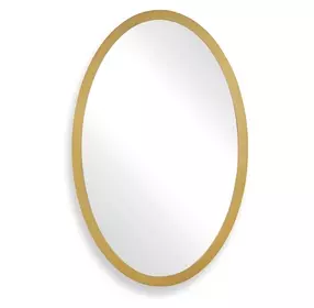 Belmont Antique Brass Oval Wall Mirror