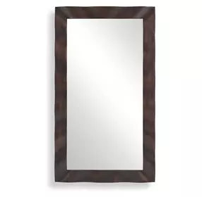 Fairmont Dark Walnut Rectangular Wall Mirror