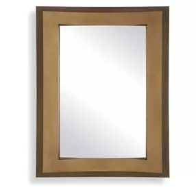Prescott Golden Bronze Rectangular Wall Mirror