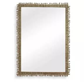 Belmont Antique Brass Rectangular Wall Mirror