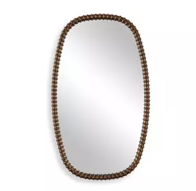 Prescott Warm Bronze Rectangular Wall Mirror