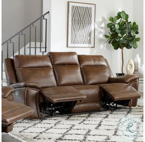 Winston Hickory Zero Gravity Power Reclining Sofa with Power Headrest