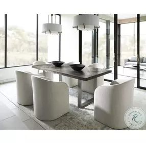 Logan Square Sable Brown And Grey Mist Dining Room Set