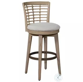 Beach Comber Brown Swivel Bar Stool