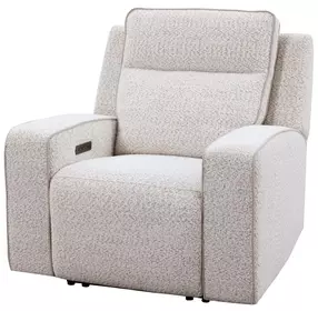 Lancaster Fluffy River Rock Zero Gravity Power Recliner