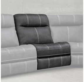 Mason Charcoal Performance Fabric Armless Chair