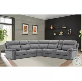 Mason Carbon Modular Power Reclining Sectional