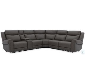 Montara Dark Granite 6 Piece Modular Power Reclining Sectional