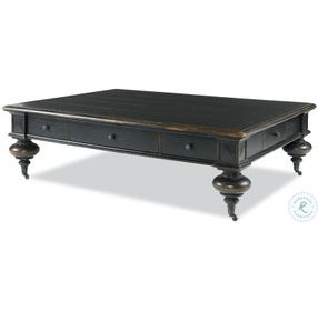 Grand Oak Dark Rustic Cocktail Table
