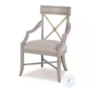 Madeline Worn Light Grey Arm Chair