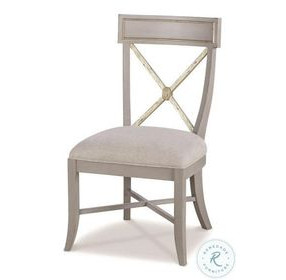 Madeline Worn Light Grey Side Chair