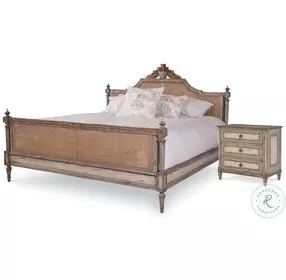 Corbett Aged Sage Green And Antique Cream Poster Bedroom Set