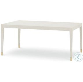 Monroe Ivory Faux Shagreen Coffee Table