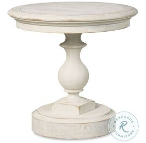Grand Oak White Side Table