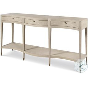Lexie Natural Cerused Console Table