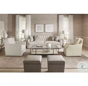 Candace Cream 96" Living Room Set
