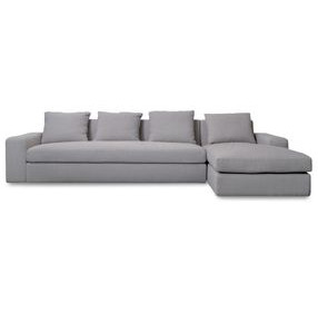 Thomas Gray Performance Fabric 2 Piece Modular RAF Sectional
