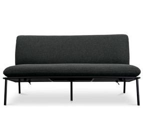 Salma Speckled Charcoal 60" Outdoor Sofa