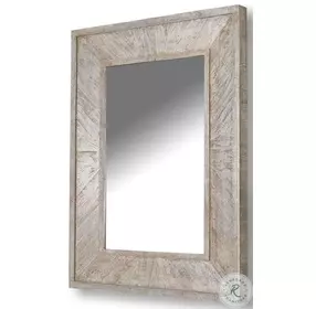 Crossings Monaco Weathered Blanc Wall Mirror