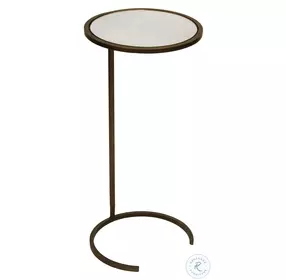 Monaco Bronze Round Small Cigar Accent Table