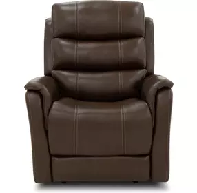 Mooresville Sorrento Coffee Leather Zero Gravity Triple Power Recliner with Power Lumbar and USB Charging