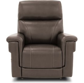 Moorpark Sorrento Mocha Leather Power Lift Recliner with Power Lumbar and 3 Zone Heat