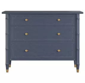 Haven Navy Masterpiece 3 Drawer Bachelor's Chest