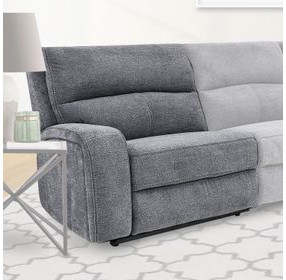 Polaris Bizmark Gray Performance Fabric LAF Power Recliner