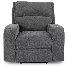 Polaris Bizmark Gray Performance Fabric Power Recliner