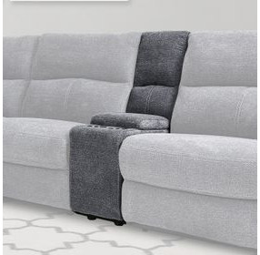 Polaris Bizmark Gray Performance Fabric Console