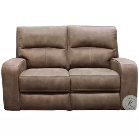 Nova Kahlua Dual Performance Fabric Power Reclining Loveseat