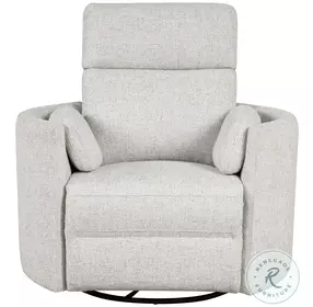 Radius Natural Beauty Quartz Swivel Glider Power Recliner