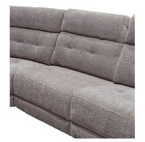 Richland Bristol Grey Armless Chair With Drop Down Table and Power Centre