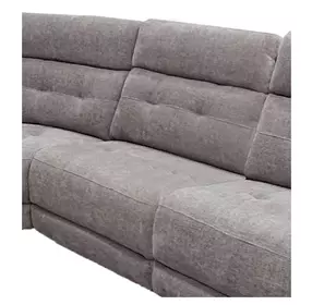 Richland Bristol Grey Armless Chair With Drop Down Table and Power Centre