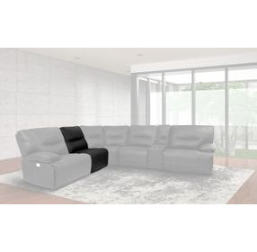 Spartacus Black Armless Recliner