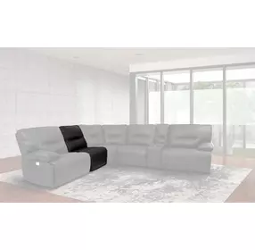 Spartacus Black Armless Recliner