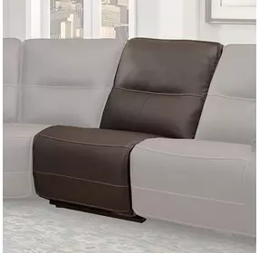 Spartacus Chocolate Armless Recliner
