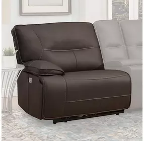 Spartacus Chocolate LAF Power Reclining Chair With Power Headrest