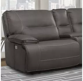 Spartacus Haze LAF Power Reclining Chair With Power Headrest