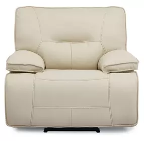 Spartacus Oyster Performance Fabric Power Recliner with Power Headrest