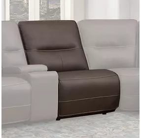 Spartacus Chocolate Armless Chair