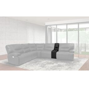 Spartacus Black Storage Console with USB