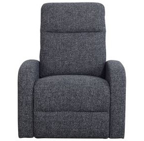 Thriller Natural Beauty Denim Power Swivel Glider Recliner