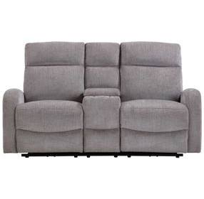 Tuscany Whiskers Nature Power Reclining Console Loveseat