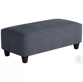 Sugarshack Navy Blue Rectangular Cocktail Ottoman