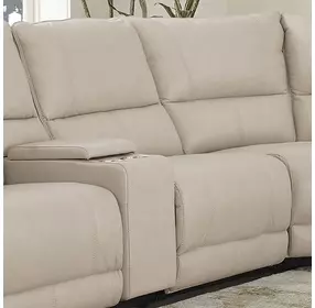 Whitman Verona Linen Cordless Armless Power Recliner